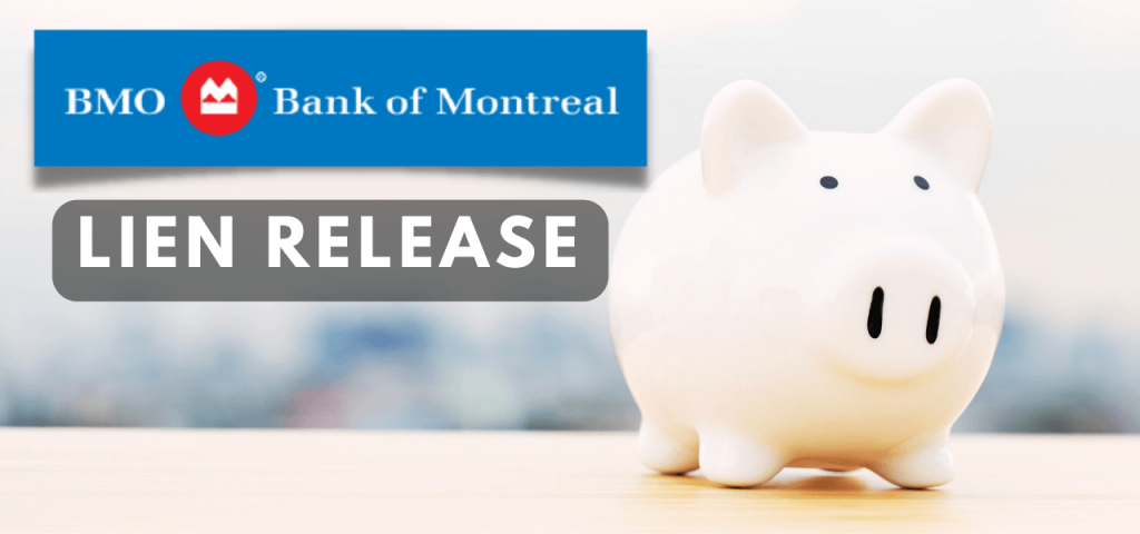 BMO Harris Bank Lien Release
